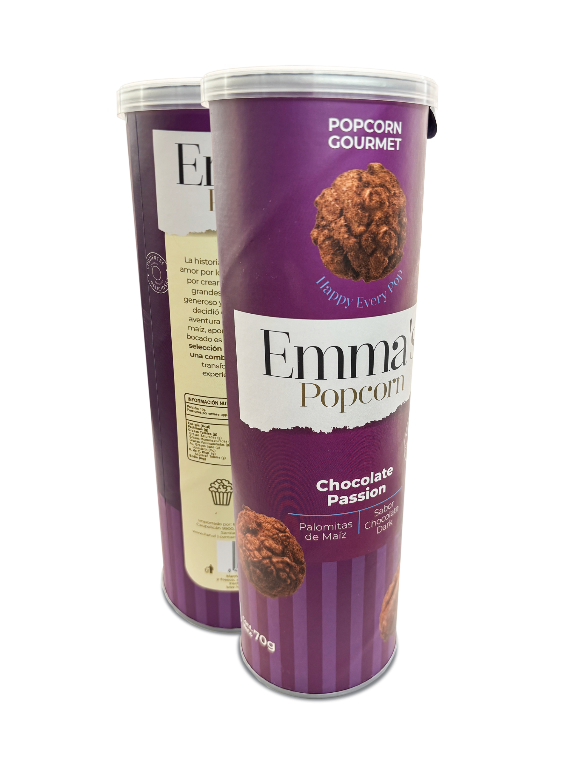 Emma's Popcorn Chocolate.