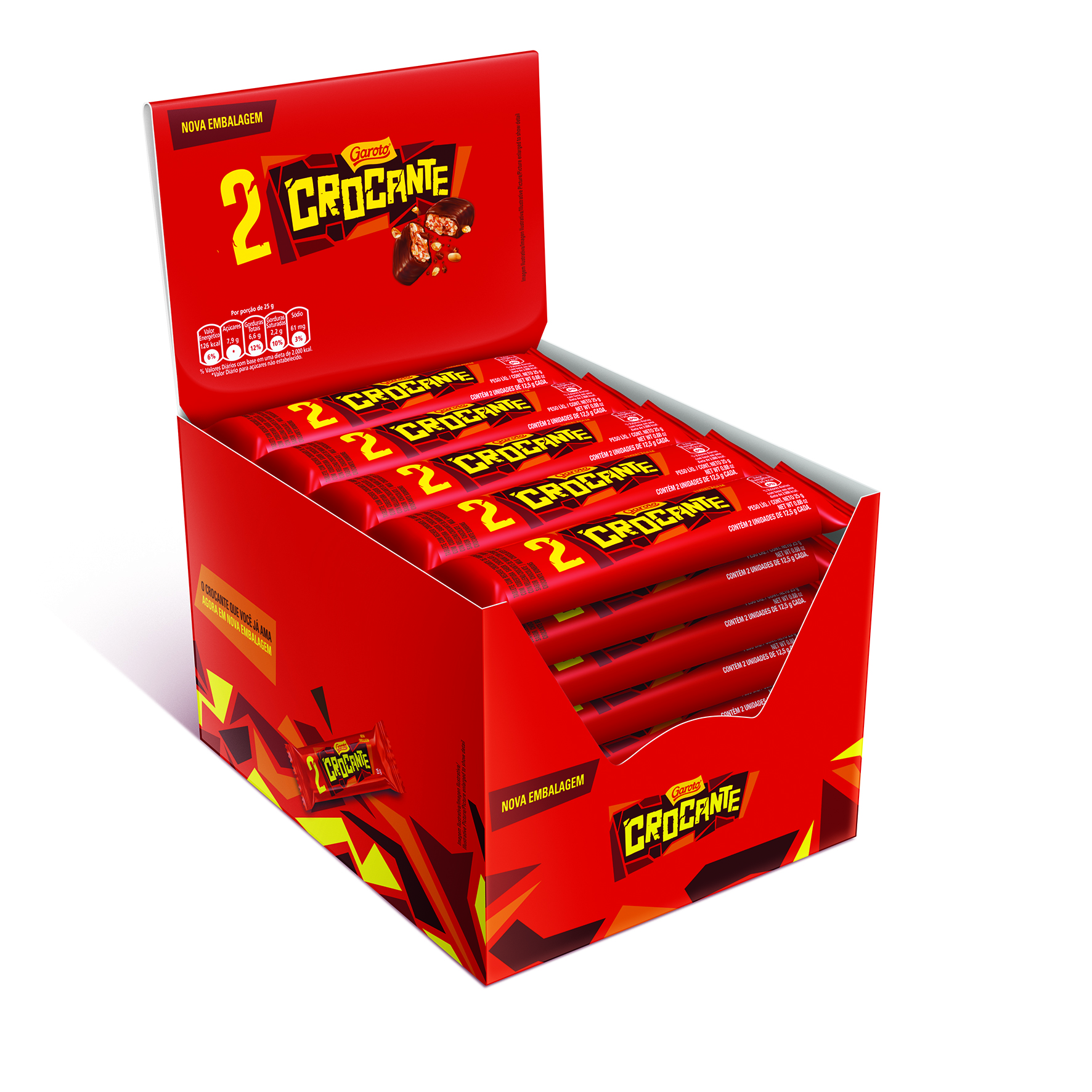 GAROTO CROCANTE display 18(30X25)g