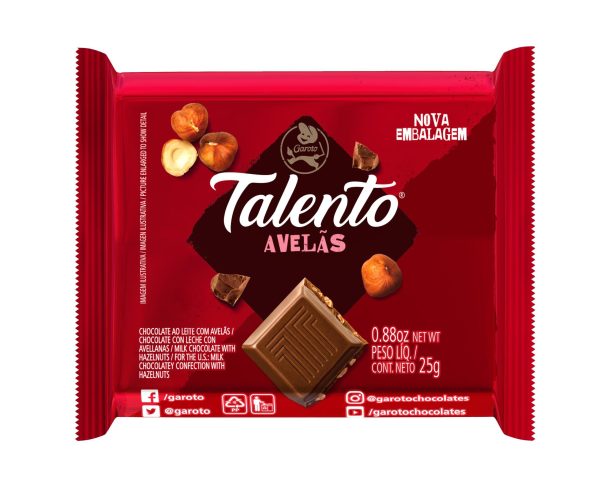 Talento Milk Chocolate hazelnut tableta 25g
